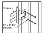 Entry Door Large Screws Security Southwest Exteriors San Antonio TX